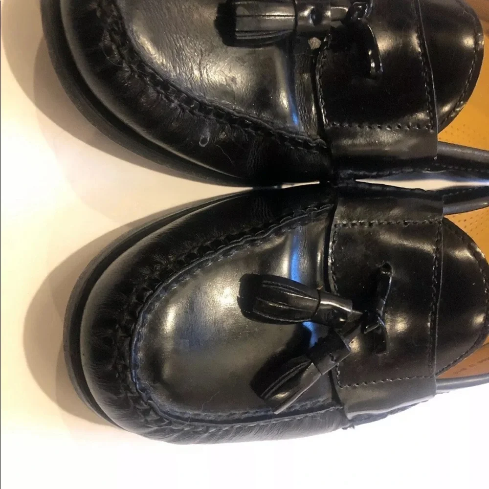 COLE HAAN Pinch Tassel Mens Loafers Size 10 D Black $135